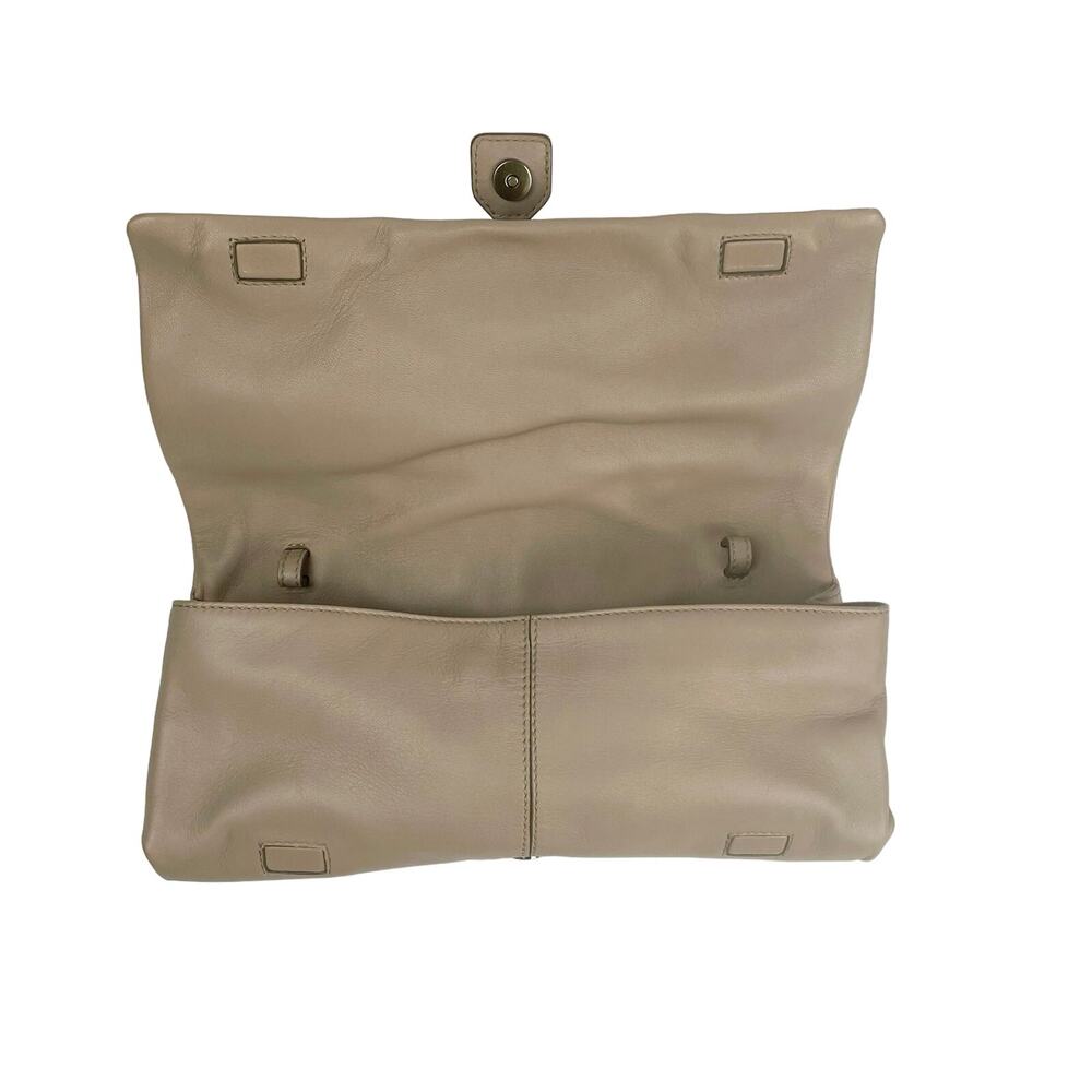 EUC - Salvatore Ferragamo Leather Rose Clutch - Picture 4 of 8